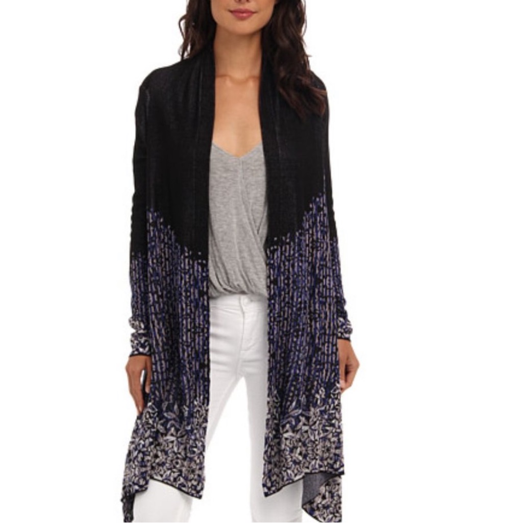 Bcbg Sandi Jacquard Cardigan Wrap J